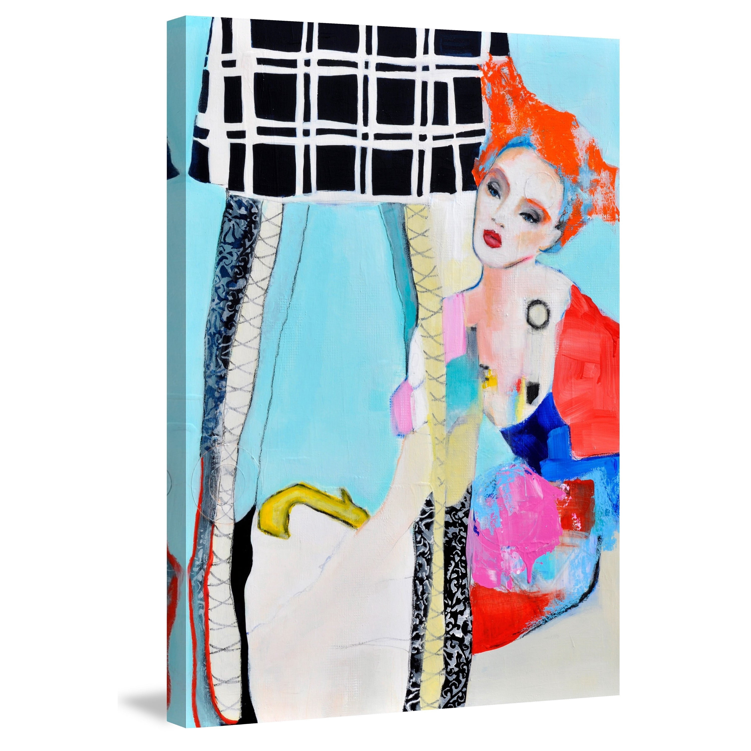 Dress up Game 2 Painting Print on Wrapped Canvas