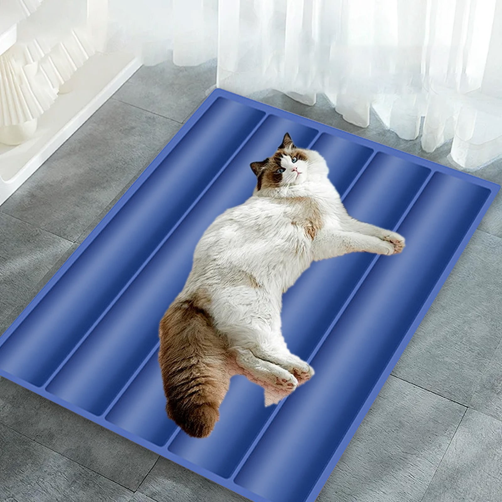 Pet Cooling Mat, Ice Gel Cushion for Dogs & Cats, Summer Cool Pad with Thickened Pressure Material, Waterproof Pet Bed, Portable Foldable Dog Cat Cooling Mat