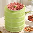 thumbnail image 1 of Xihbxyly Artículos en liquidación para mujeres Funda para verduras ahuecada apilada con tapa Funda multifuncional para restos de comida en la mesa Funda para verduras de verano a prueba de moscas e i, 1 of 2