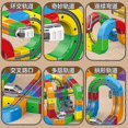 thumbnail image 2 of 2025 2025 Hot Toys Magic Track Cube & New Klick Rail Electric Train Set, 123PCS Flexible Race Track, Gravity-Defying 3D STEM Learning Toy for Kids, 2 of 5