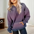 thumbnail image 2 of Cute Hoodies for Teen Girls Trendy Preppy Gradient Pullover Sweatshirt Oversized Hoodies for Girls Kids Clothes Girls Fashion Wear, 2 of 7