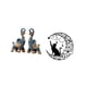 thumbnail image 5 of Arte de pared de metal, decoración del hogar, escultura de pared, estatuas de elefantes de resina modernas, adorno, artesanías coleccionables para, 5 of 8