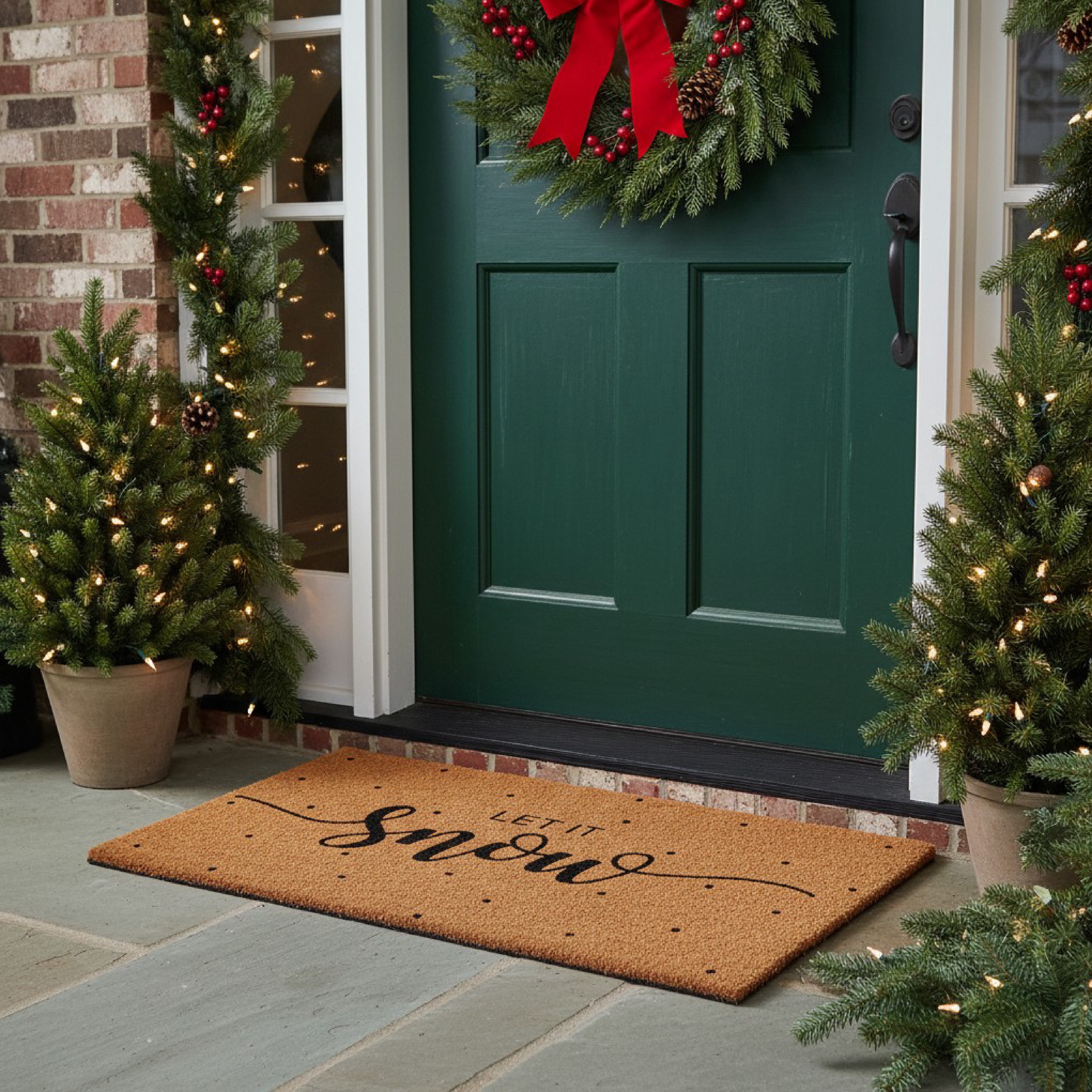 Calloway Mills 112242436 Let it snow Doormat 24" x 36"