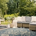 thumbnail image 3 of SAFAVIEH Beach House Diggory Medallion Indoor/Outdoor Area Rug, Cream/Blue, 2'2" x 4', 3 of 6