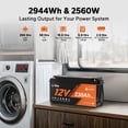 thumbnail image 6 of LiTime 12V 230Ah LiFePO4 Battery, 12 Volt Lithium Battery with 200A BMS, Max. 15000 Deep Cycles, 2944Wh Energy, Backup Power for RV, Travel Trailer, Trolling Motor, 6 of 7
