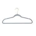 thumbnail image 4 of Better Homes & Gardens Adult Velvet Clothing Hangers, Non-Slip, Space-Saving, Grey, 30 Count, 4 of 5
