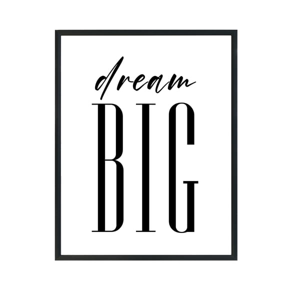 Cuadro 11X14 Mate Dream Big
