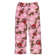 thumbnail image 5 of Dr. Seuss The Grinch Girls' Yoga Grinch and Max Fleece Lounge Bottoms Pajama Pants, 5 of 6