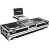 Marathon MA-DJ12WLTS Coffin Holds 2 Turntables In Standard Style Position W/12-in Mixer W/low Profile Wheels & Laptop Shelf To Hold Up To A 17-in Laptop. Holds 12-in Mixers Such As: Pioneer Djm-800, D