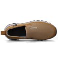 thumbnail image 5 of Men's Slip‑On Low Top Casual Walking Shoes, Fabric Upper Footwear with Curved Multi‑Tone Rugged Outsole for Daily Strolls and Light Travel Activities, 5 of 9