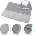 thumbnail image 4 of KYAIGUO Dog Puppy Bed Cat Ice Pad Mat Summer Cooling Mat Washable Folding Dog Bed for Dog Crate Indoor Outdoor Car Camping, 4 of 5