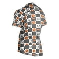 thumbnail image 3 of joogoo Pumpkins on Checkered Pattern Men's Cycling Jerseys Mountain Bike Short Sleeve Tops 2XL, 3 of 7