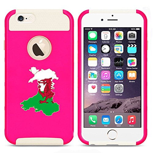 Apple iPhone SE Shockproof Impact Hard Soft Case Cover Wales Welsh Flag (Hot...
