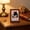 D, variant on Reading Cats Mini Framed Wall Art – Floral Cat Print Wood Decor,B