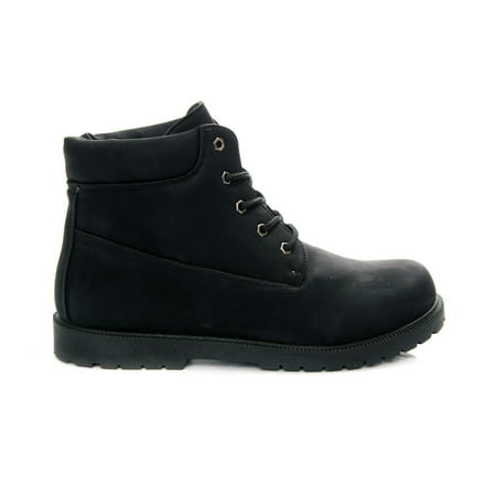 Leather Lace Up Combat Boots - Soho Shoes Women's Lace Up Military Combat Army Camo Boot
