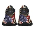thumbnail image 5 of Eagle American flag Patriot Shoes Sneakers Black Size 12, 5 of 7