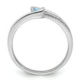 thumbnail image 3 of 14k White Gold Ring Family & Mothers 0.05 ct Jewelry Synthetic Stone Diamond Set, 3 of 6
