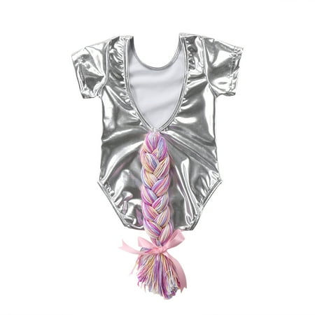 

Baby Girl Boy Cute Unicorn Jumpsuit Chic Rainbow Tail Photo Prop Romper