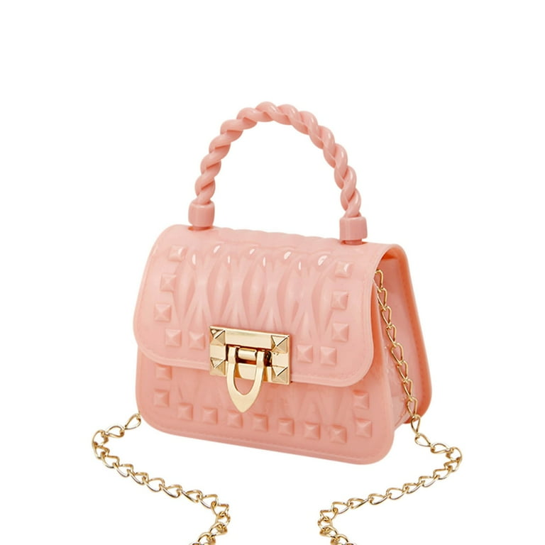 Haykey Mini Jelly Little Girls Purses Cute Toddler Purse For Girls Fashion Crossbody Purse Handbag Shoulder bag For Kids