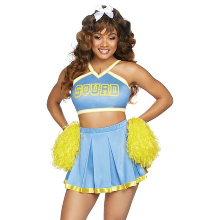 Leg Avenue 3 PC Cheer Squad Cutie, includ Blue/Yello Color