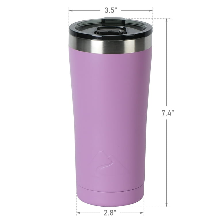 Ozark Trail 22 oz Insulated Stainless Steel Tumbler, New Lilac