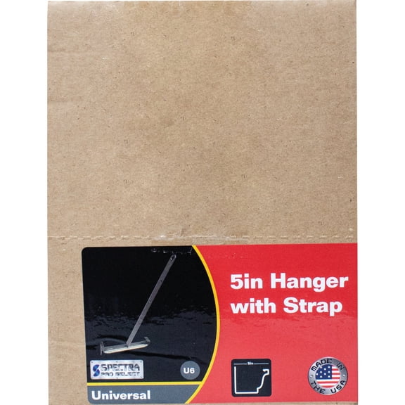AMERIMAX HOME PRODUCTS 21030PK   5-Inch  Aluminum Roof Hanger, 4-Pack