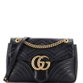 thumbnail image 1 of Pre-Owned GG Marmont Flap Bag Matelasse Leather Medium By Rebag, 1 of 8
