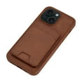 thumbnail image 5 of Leather Wallet Phone Cases Compatible with iPhone 13 Case with Card Holder for Men/Women  2 in 1 Detachable Back Cover,Magnetic PU Leather RFID Blocking Flip Kickstand Credit Slots,Brown, 5 of 7