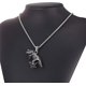 thumbnail image 5 of Animal Colgante Joyas Hombres Niños Collar con Acero Inoxidable/Pistola Plateada/ JAMW Sencillez, 5 of 5