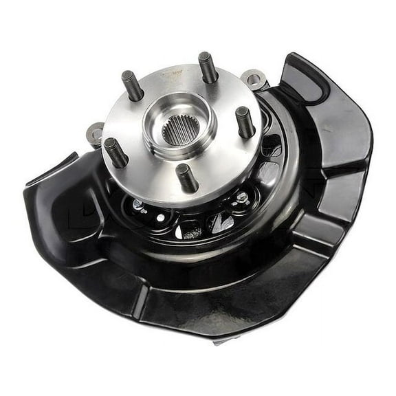 Front Left Driver Side Steering Knuckle Kit - with Hub, Bearing, and Dust Shield - Compatible with 2004 - 2010 Toyota Sienna FWD 2005 2006 2007 2008 2009