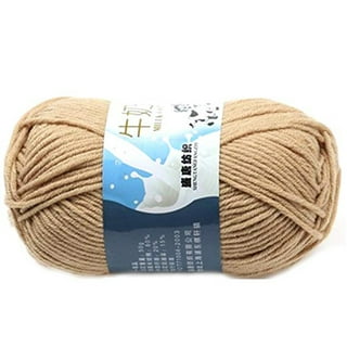 4 Roll Milk Cotton Crochet Yarn 200g, 440 Yards (02 Light Pink) – TANLITA