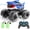 Blue, variant on Mini Tudou Amphibious Remote Control Shark Car with LED Lights,2.4GHz Shooting Waterproof RC Off-Road Monster Truck,Toys for Boys