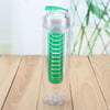 700ML Sports Water Cup Health Fruit Infuser Lemon Cup Water Bottle (Green)