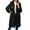 Black, variant on Sexlip Midi Coats for Women Winter Hooded Long Sleeve Quilted Jacket with Pocket Zip Fashion Cozy Outdoor Thermal Parka Green L