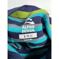 thumbnail image 3 of Alpine Design Boys' Waffle Long-Sleeve Shirt Evening Blue Stripe - Large (10-12), 3 of 4
