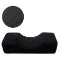thumbnail image 4 of Almohada de extensión de pestañas injertadas en forma de U con esponja transpirable, color negro, 4 of 14