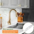 thumbnail image 5 of 10 Inch Sink Hole Cover, Deck Plate Escutcheon for 1 or 3 Hole Kitchen Faucet, Tap Hole Cover Silver, 5 of 5