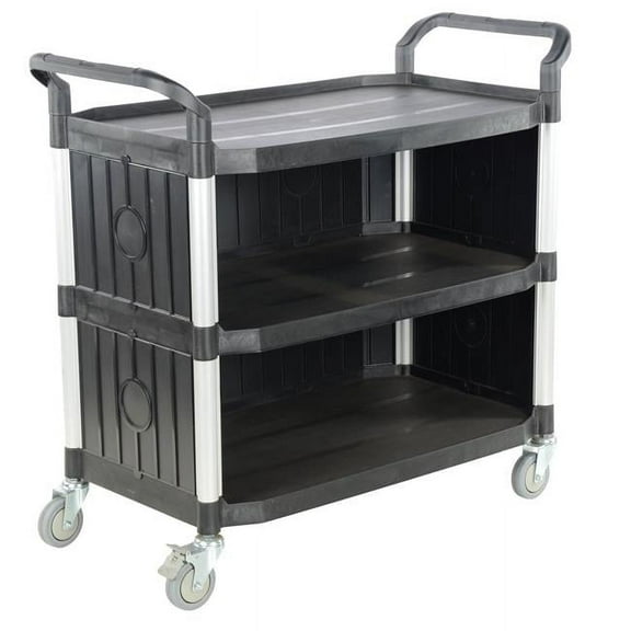 Vestil Manufacturing CSC-P 43 x 20 in. Commercial Cart with Panels - 3-Shelf