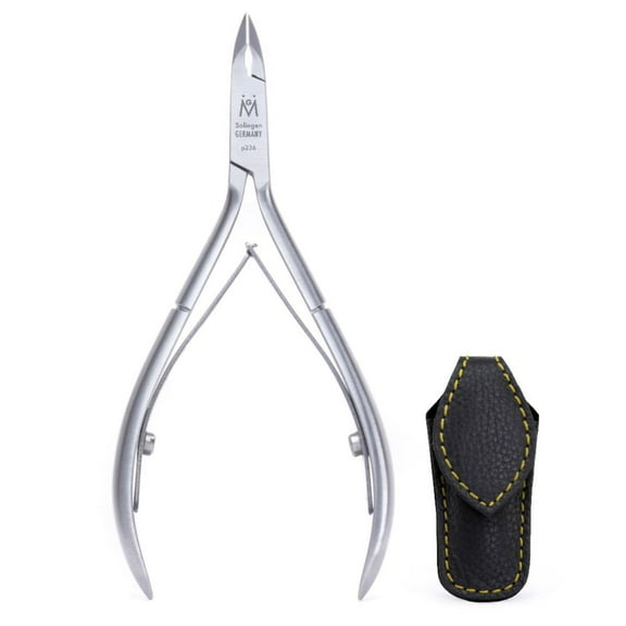 p236-GERMANIKURE Luxury Double Sharpened Cuticle Nipper, Ethically Made in Solingen Germany
