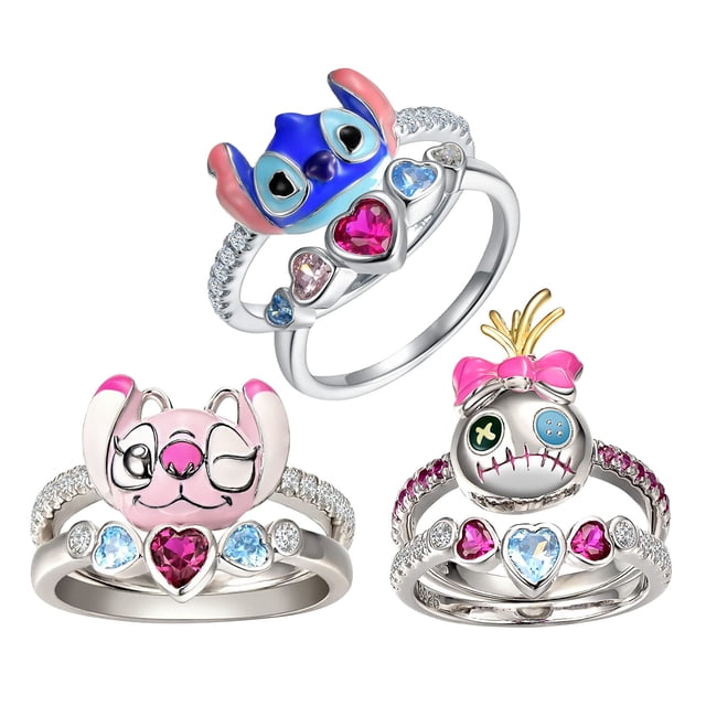 Ring Set for Women, Two-Piece Ring Jewelry, Best Gift for Christmas, Valentine's Day (Card Not Included)
