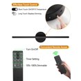 thumbnail image 2 of Juego de 2 apliques de pared Easesonic que funcionan con pilas y control remoto, 2 of 7