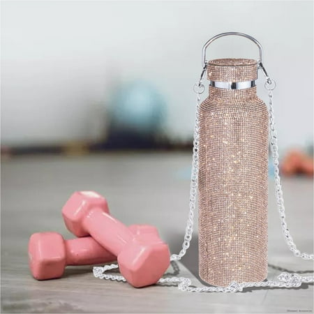 

Diamond Vacuum Cup 500Ml Bling Rhinestones Insulon Cup Diamond Kettle