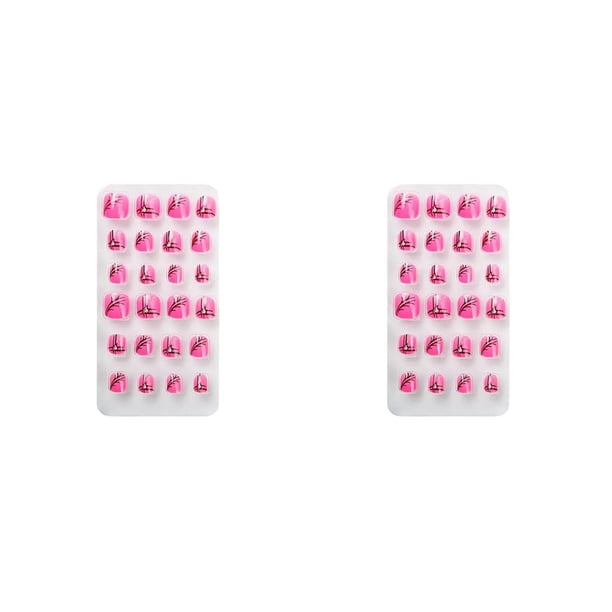 Guardurnaity 1 Juego de puntas de uñas artificiales dibujos animados uñas postizas niños PNT-16-10 PNT-16-10 2piezas Guardurnaity CBP263819