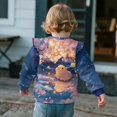 thumbnail image 4 of DISNIMO Capybara Printed Sweatshirt for Girls Cherry Blossom Printed Pullover Tops Long Sleeve T-Shirts Crewneck Hoodies 1-2 Years, 4 of 7