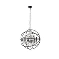 thumbnail image 3 of Cordelia 6 Light black Crystal Pendant, 3 of 7