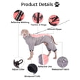 thumbnail image 3 of Mono impermeable para perros grandes, ropa para perros medianos y grandes, mono de invierno para mascotas, chaqueta para bulldog francés, disfraz para labrador., 3 of 6