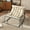 White, variant on Rocking Chair,Supports up to 330 lbs All-Season Comfort Lounge Recliner,with Side Storage Pockets,Quick-Recovery Cushion and Armrests,for Balcony,Living Room,Bedroom,Backyard,Lawn and Garden,White