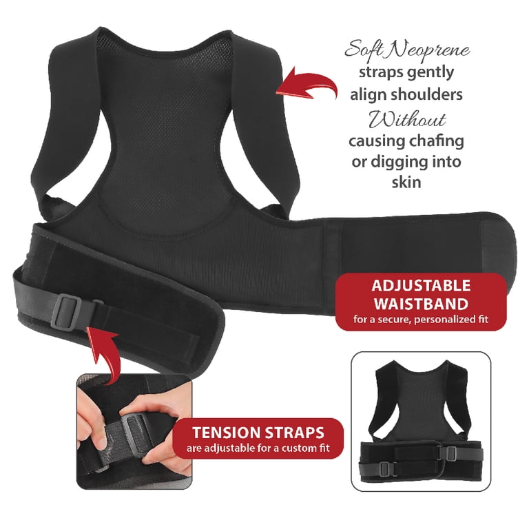 Posture Pro Corrector Black  NWT IN PACKAGE Comfortisse Posture Pro Posture Corrector | JML main image 4