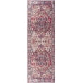 thumbnail image 3 of Mark&Day Area Rugs, 2x7 Manche Traditional Burgundy Runner Area Rug (2'6" x 7'6"), 3 of 8