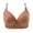 Khaki, variant on WAGUTH Women's Breast Cancer Awareness Bras Pink Ribbon Wireless Twist Front Comfort Padded Bra Everyday Support Underwear
